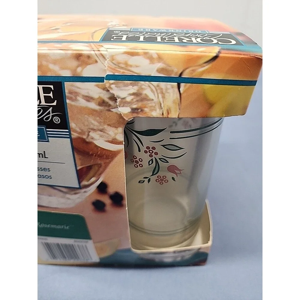 Corelle Coordinates Drinkware Rosemarie Cooler Glasses 16oz Set Of 4 Made In The